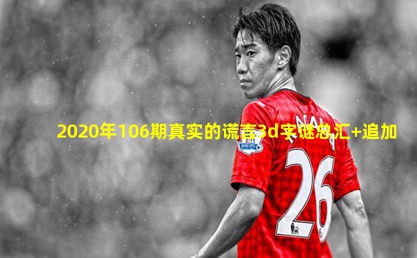 2020年106期真实的谎言3d字谜总汇+追加