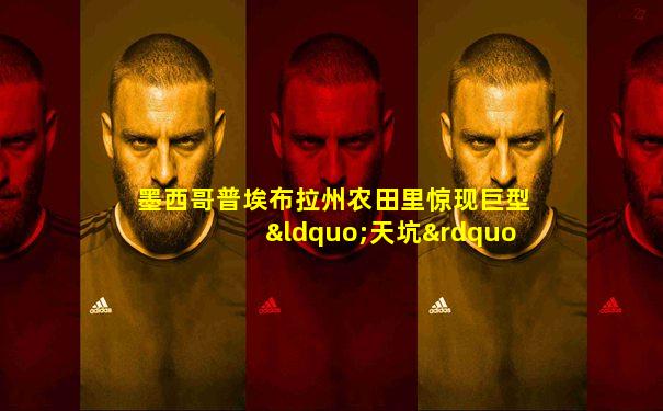 墨西哥普埃布拉州农田里惊现巨型“天坑”