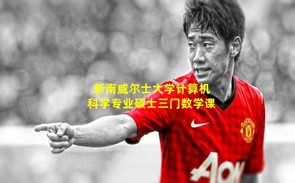新南威尔士大学计算机科学专业硕士三门数学课