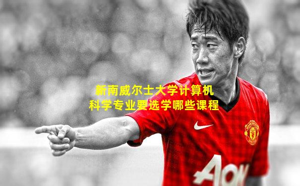 新南威尔士大学计算机科学专业要选学哪些课程
