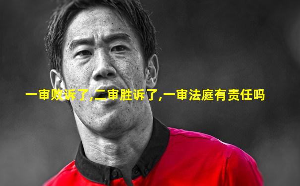 一审败诉了,二审胜诉了,一审法庭有责任吗